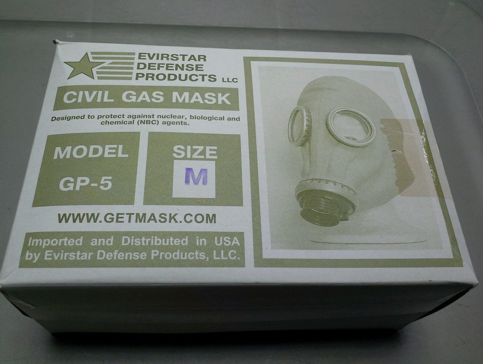 Russian GP-5 Gas Mask, adult 2 medium